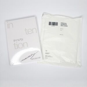 Cloth & Paper bundle: six month Intention Notebook Planner & A5 vinyl cover